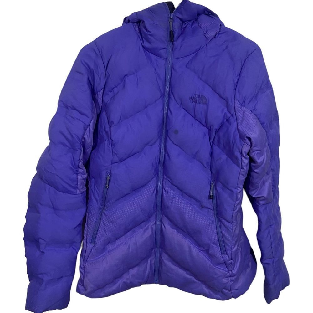 The North Face Purple Puffer Winter Jacket